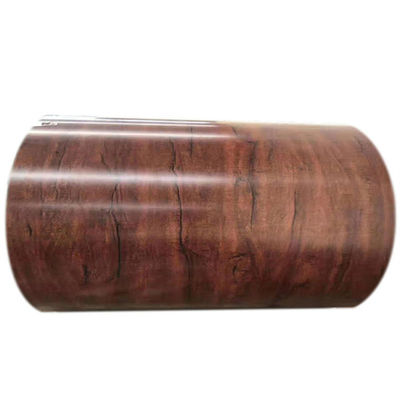 Customizable Tolerance ±1% Woodgrain Pre-Painted Aluminum Coil for Curtain Walls