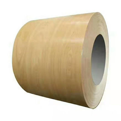 Customizable Tolerance ±1% Woodgrain Pre-Painted Aluminum Coil for Curtain Walls