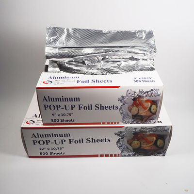 Healthy Kitchen Silver Pop Up Aluminum Foil Sheet with Soft Temper and Durable Design