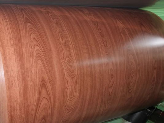 Customizable Tolerance ±1% Woodgrain Pre-Painted Aluminum Coil for Curtain Walls