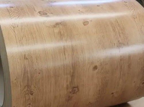 Customizable Tolerance ±1% Woodgrain Pre-Painted Aluminum Coil for Curtain Walls