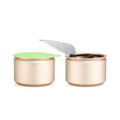 Customized Capacity Metal Aluminum Sealed Tea Can for Mini Tea Leaf Tea Coffee