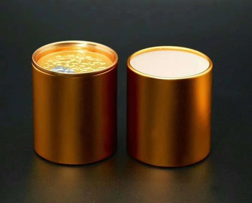 Customized Capacity Metal Aluminum Sealed Tea Can for Mini Tea Leaf Tea Coffee
