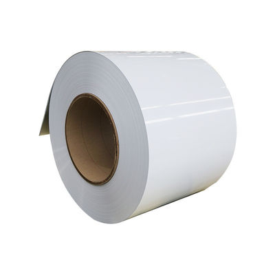 0.14mm-0.70mm White Aluminum Coil for Roofing Sheet Veneers Processing Service Bending