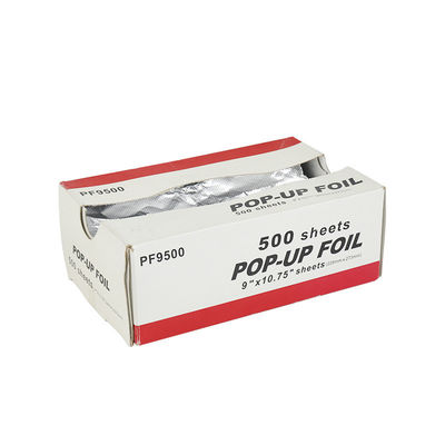 Custom Box Silver Printed Foil Embossed Treatment Pop Up Hairdressing Foils in Demand