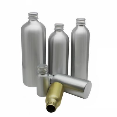 Customizable Private Label Aluminum Screw Cap Bottle for Metal Packaging at Affordable