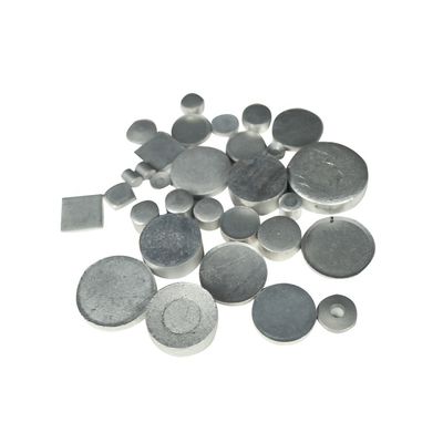1070 Flat Domed Tumbling and Sandblasting Aluminum Particle with Customized Hole