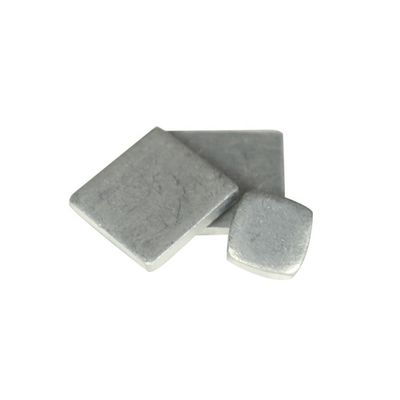 1070 Flat Domed Tumbling and Sandblasting Aluminum Particle with Customized Hole