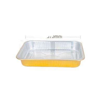 Custom Order Accepted Eco-friendly Disposable 4670ml Aluminum Foil Tray for Restaurant