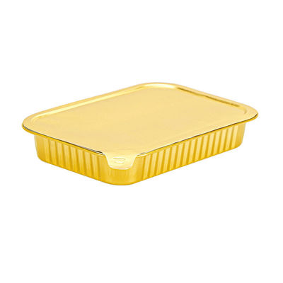 Take Out Lunch Box Made Simple with Disposable Aluminum Foil Loaf Pan and Plastic Lid