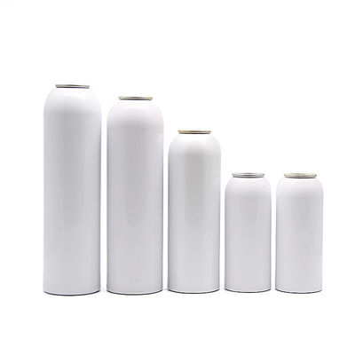 Customized White Aluminum Aerosol Can for Chemical Industrial Metal Packaging