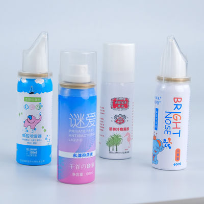 Customized White Aluminum Aerosol Can for Chemical Industrial Metal Packaging
