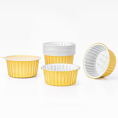 Customized Shapes 600ml Aluminum Foil Cake Pans 10 Pack 20 Pack 50 Pack for Food