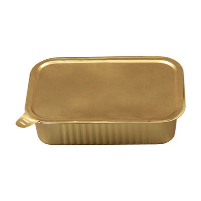 Convenient and Reusable Eco-Friendly Food Grade Aluminum Foil Container with Lids
