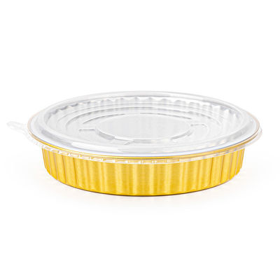 Convenient and Reusable Eco-Friendly Food Grade Aluminum Foil Container with Lids