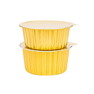 Convenient and Reusable Eco-Friendly Food Grade Aluminum Foil Container with Lids