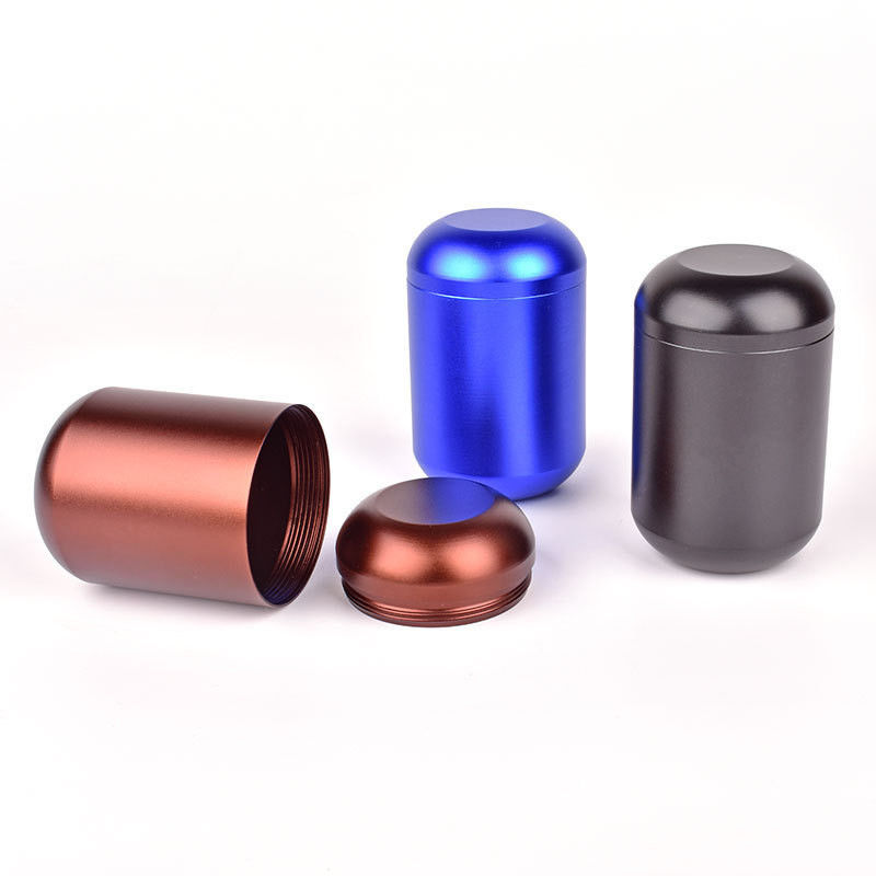 Portable Stainless Steel Sealed Can for Small Travel Tea Packaging Aluminum Alloy