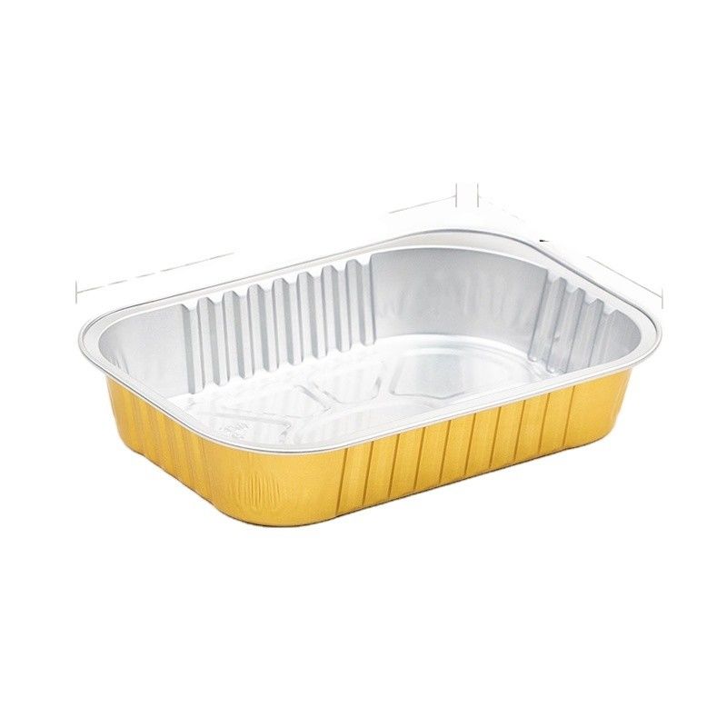 320ml Disposable Aluminum Lunch Box Aluminum Foil Pan Advantages for Food Container