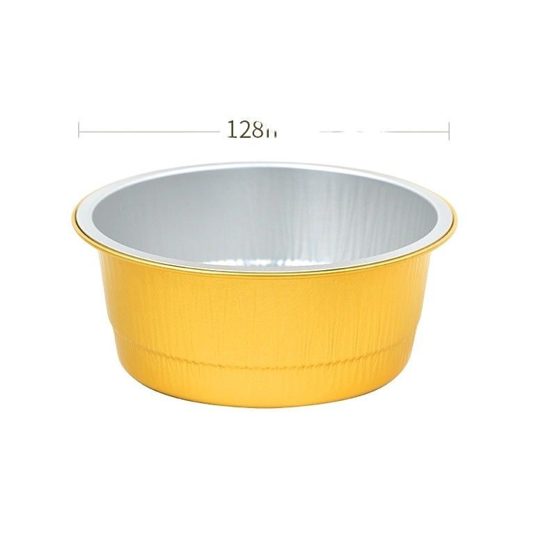 450ml Food Grade Aluminum Foil Tray for Cake Baking Pulp Moulding and Eco-friendly