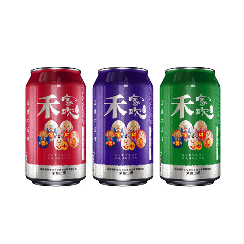 Customized Design Aluminum Cans 250ml 330ml 355ml 500ml Customized Color for Soda